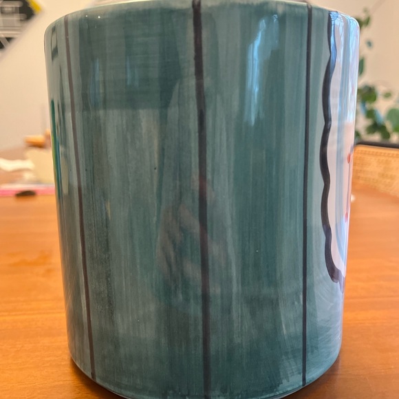 Italian Polka Dot Ceramic canister/ vase - Picture 6 of 6